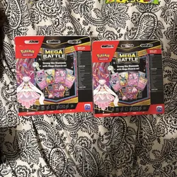 Pokemon Mega Battle Deck Diancie ex Lot Set of 2 English In Hand - Image 2