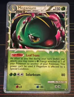 Pokemon TCG Meganium (HeartGold & SoulSilver 109) Spring 2010 Collector's... - Image 1
