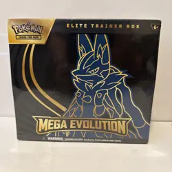 Pokemon Mega Evolution Elite Trainer Box Mega Lucario Factory Sealed English - Image 1