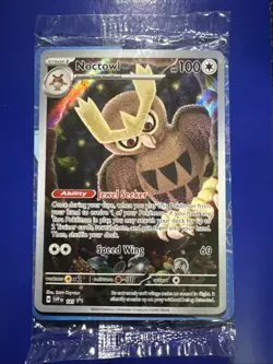 Pokemon Noctowl #141 Black Star Promo - MINT SEALED - Image 1