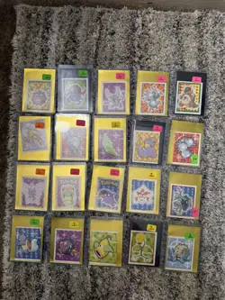 30 Pokemon Merlin Sticker Lot - Freshly Opened - 1999 VINTAGE In Top Loaders - Image 1