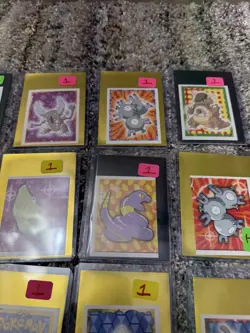 30 Pokemon Merlin Sticker Lot - Freshly Opened - 1999 VINTAGE In Top Loaders - Image 4