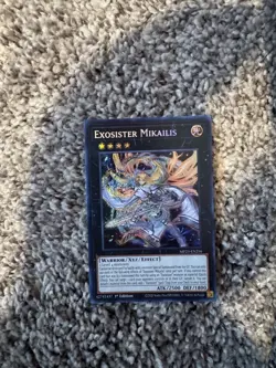 Yugioh Exosister Mikailis Prismatic Secret Rare MP23-EN256 1st Ed Near Mint - Image 1