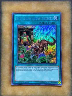 Yugioh That Grass Looks Greener RATE-EN066 Secret Rare 1st Ed NM - Image 1