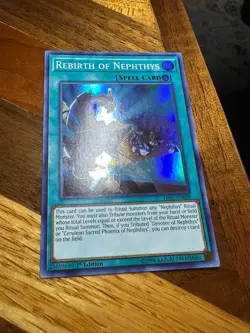 Rebirth of Nephthys HISU-EN009 1st Edition Super Rare LP + BONUS - Image 1