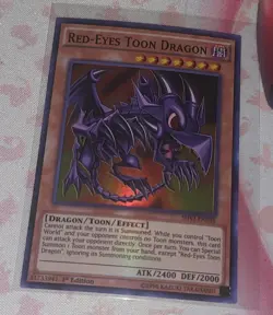 Red-Eyes Toon Dragon - SHVI-EN036 - Super Rare - 1st Edition - Image 1