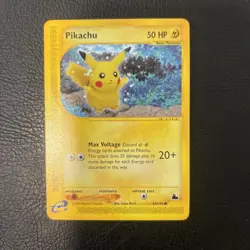 Pokemon Pikachu 84/144 Non-Holo Card Skyridge Vlp - Image 1