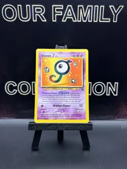 Unown [J] 38/53 1999 WOTC Promo Regular Pokemon TCG Card LP - Image 1