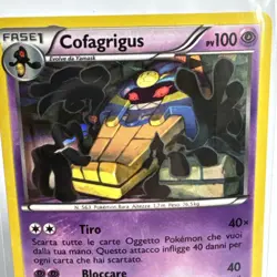 Pokemon Deck Exclusives Cofagrigus - 52/108 Cracked Ice Holo LP-NM Card - Image 2