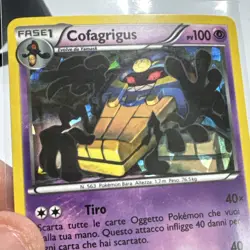 Pokemon Deck Exclusives Cofagrigus - 52/108 Cracked Ice Holo LP-NM Card - Image 3