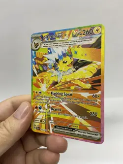Jolteon EX Gold Metal Pokemon Card-Collectible Gift Display！Christmas LIKE - Image 4