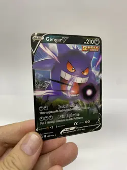 Gengar V Gold Metal Pokemon Card-Collectible Gift Display！Christmas LIKE - Image 3