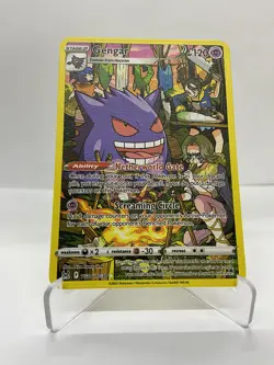 Gengar Gold Metal Pokemon Card-Collectible Gift Display！Christmas LIKE - Image 4