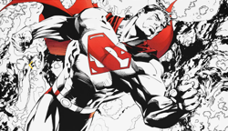 MTG Magic the Gathering Superman Core Dragon Shield Playmat - Image 1