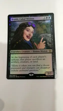 FOIL MTG Eternal Masters Foil: Braids, Cabal Minion NM - Image 1