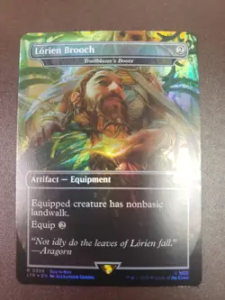 Lorien Brooch FOIL NM #398 Trailblazer's Boots - Buy-A-Box Promo MTG - Image 1