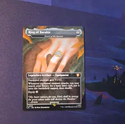 MTG 1x Ring of Barahir x1 Sword of the Animist Borderless 355 LTC LOTR NM - Image 2