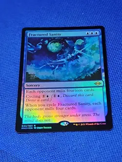 Fractured Sanity FOIL promo x1 - MTG ENGLISH Rare - Check my store! - Image 1