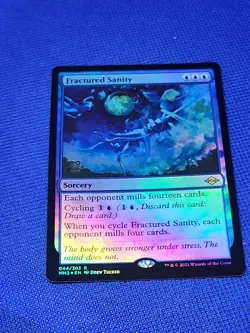 Fractured Sanity FOIL promo x1 - MTG ENGLISH Rare - Check my store! - Image 2