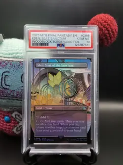 Eden, Seat of the Sanctum - #355 - Borderless Foil - Final Fantasy FIN - PSA 10 - Image 1