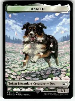 FINAL FANTASY #19 // 20 Angelo // Darkstar Double-Sided Token - Image 1