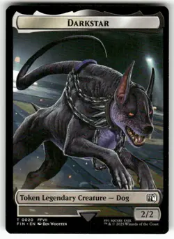 FINAL FANTASY #19 // 20 Angelo // Darkstar Double-Sided Token - Image 2