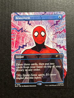 MTG Brainstorm (7019) *Non-Foil* Secret Lair: Spider-Man NM - Image 1