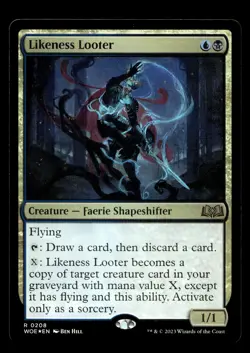 Likeness Looter 208 Foil R Wilds of Eldraine - Image 1