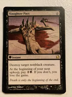 ~1x Slaughter Pact x1 Modern Masters 2013 MTG Mint - Image 1