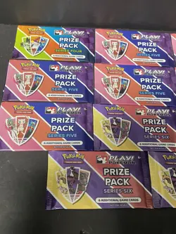 Pokemon Play! Prize Packs Lot Of 11 Series 4, 5, 6 - Image 2