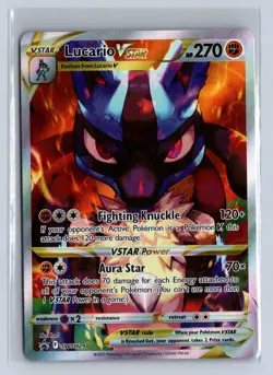 2023 Pokemon Sword & Shield Promo Lucario VSTAR #SWSH291 - Image 1