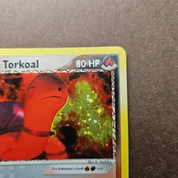 Team Magma's Torkoal 12/95 Pokemon EX Team Aqua VS Magma Holo Rare Card - NM - Image 3