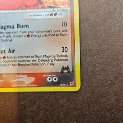 Team Magma's Torkoal 12/95 Pokemon EX Team Aqua VS Magma Holo Rare Card - NM - Image 5