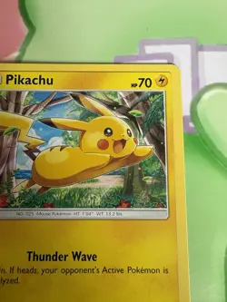 2016 Pokemon TCG Pikachu SM04 Sun & Moon Black Star Promos Non-Holo LP - Image 3