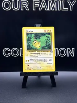 Pokemon TCG Pikachu 27 Black Star Promos Regular 1999 WOTC LP - Image 1
