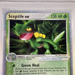 2004 Pokemon EX Team Magma Vs. Team Aqua Sceptile EX Holo 93/95 PSA 9 Mint - Image 5