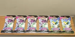 Lot of (6) Pokemon TCG SWSH Fusion Strike Sleeved Booster Packs NEW SEALED - Image 2