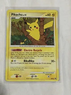 Pokemon TCG - Pikachu DP16 Snowflake Promo English - Moderate Play - Image 1