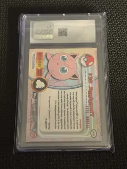 Pokemon Topps Series 1 Jigglypuff #39 1999 CGC NM/Mint 8 - Image 2