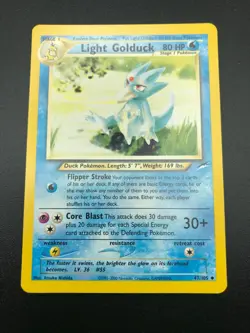 Light Golduck 47/105 Uncommon Neo Destiny Unlimited Pokemon NM 2002 Vintage WOTC - Image 1