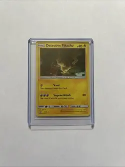 Pokemon TCG Detective Pikachu 10/18 Holo Ungraded Lightly Played - Image 4
