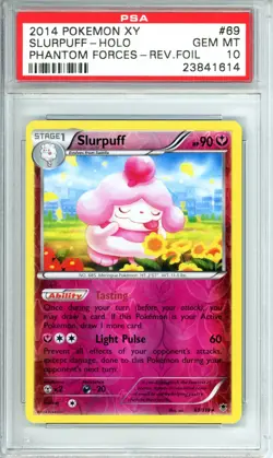2014 Pokemon XY Phantom Forces SLURPUFF Holo Reverse Foil 69/119 - Image 1