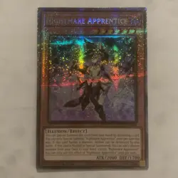 Yugioh! Nightmare Apprentice MP25-EN004 Starlight Rare 1st Edition NM - Image 1