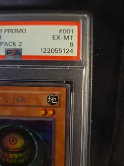 2002 YuGiOh Promo TP2-001 Morphing Jar PSA 6 Single Owner - Image 4