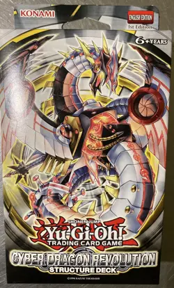 Yugioh Cyber Dragon Revolution Structure Deck English 1st Edition Factory Sealed - Image 1
