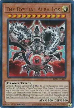 YuGiOh The Bystial Alba Los - DABL-EN010 - Ultra Rare - 1st Edition - Image 1