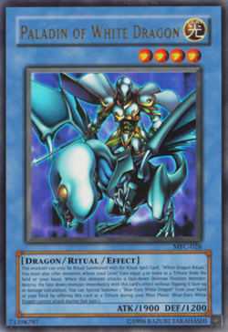 Yugioh! LP Paladin of White Dragon - MFC-026 - Ultra Rare - Unlimited Edition Li - Image 1