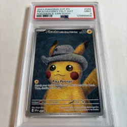 PSA 9 Van Gogh Pikachu with Grey Felt Hat SVP EN 085 Black Star Pokemon Card - Image 2