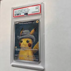 PSA 9 Van Gogh Pikachu with Grey Felt Hat SVP EN 085 Black Star Pokemon Card - Image 4