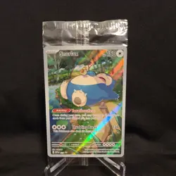 Pokemon TCG Snorlax SVP051 Promo Card Sealed, Near Mint Condition - Image 1